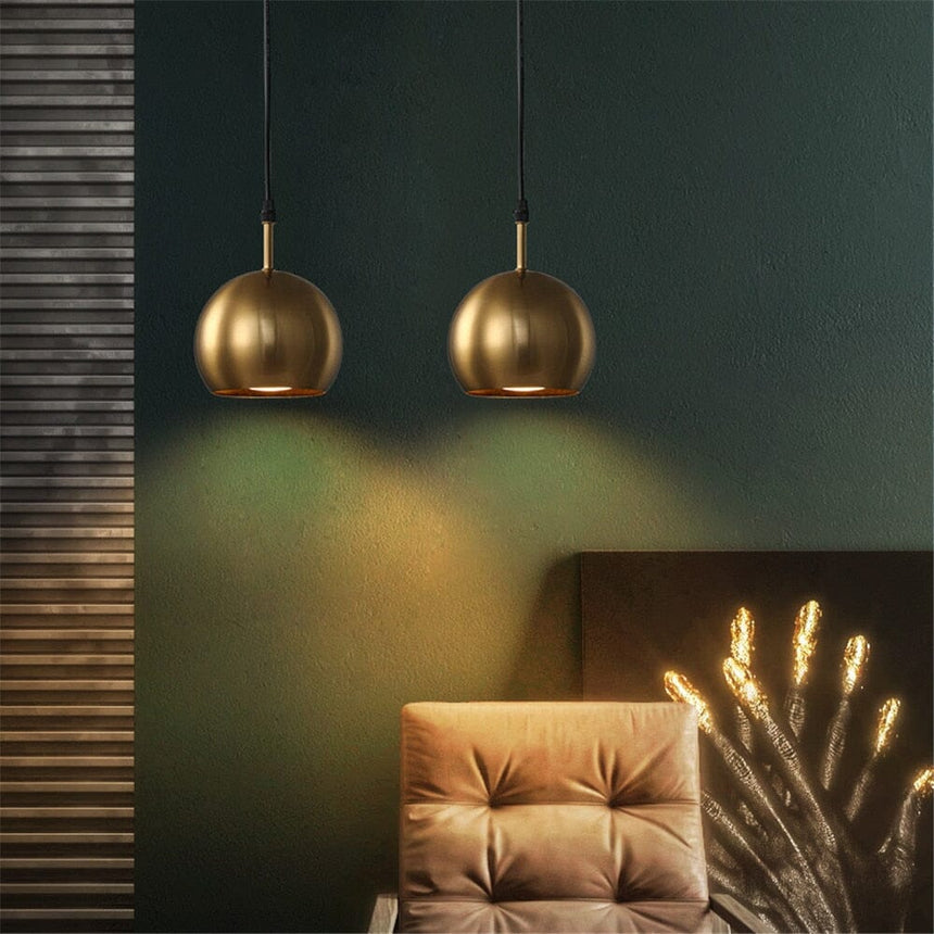 Elora Brass Pendant Light for Dining Room