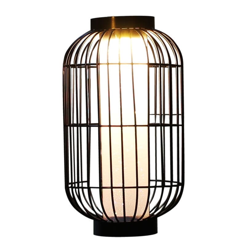 Outdoor lantern lighting at night