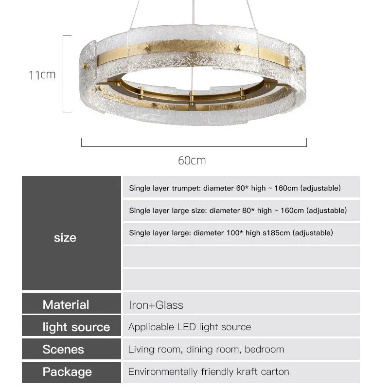 three-color dimming pendant lamp