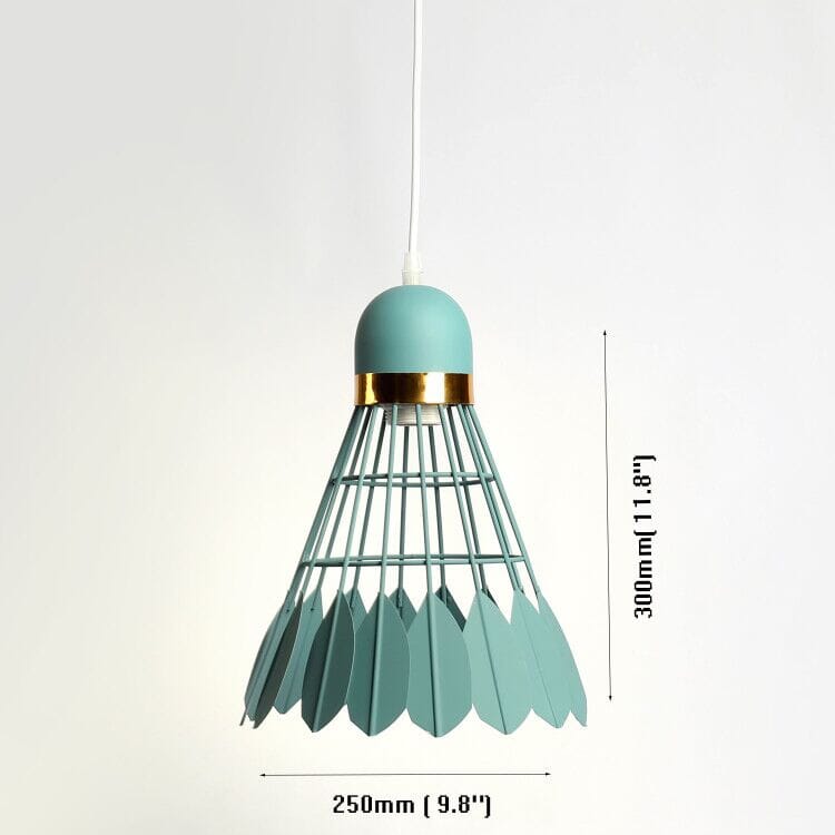 Badminton-Style Pendant Light - Full Fixture View