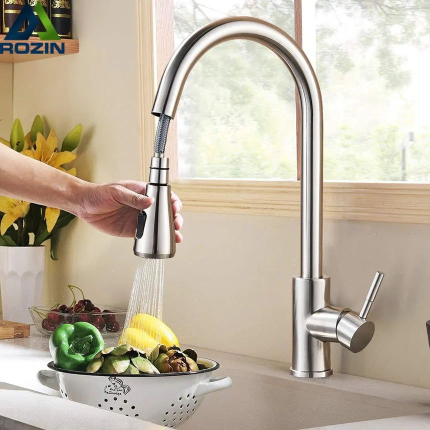 AeroFlex Kitchen Faucet Flexible Spout