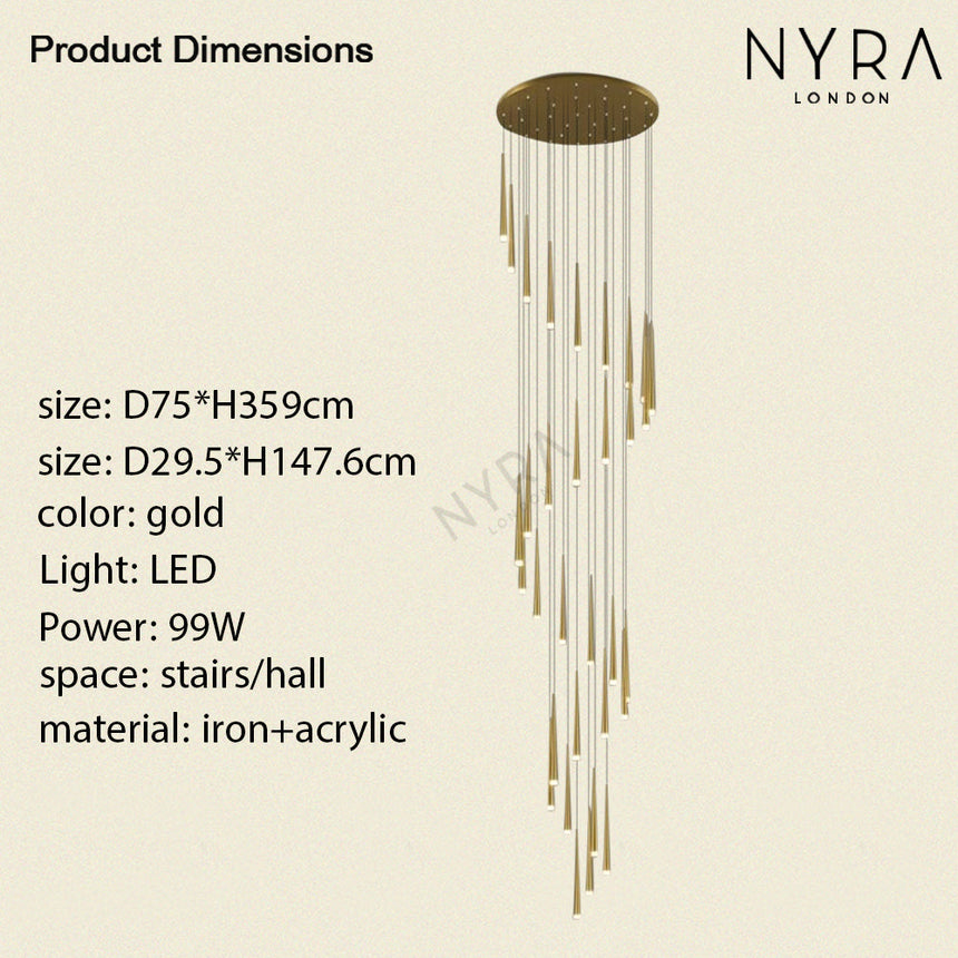 Liora Chandelier for Duplex and Open Spaces