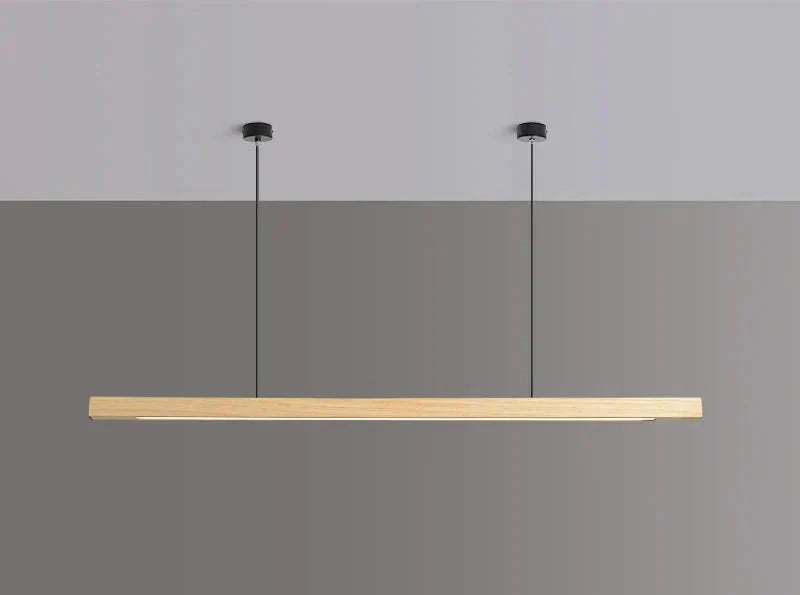 Wood Pendant Light for Dining Nook