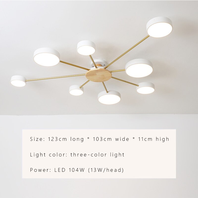 Luminax Scandinavian Modern LED Chandelier - Additional View 1