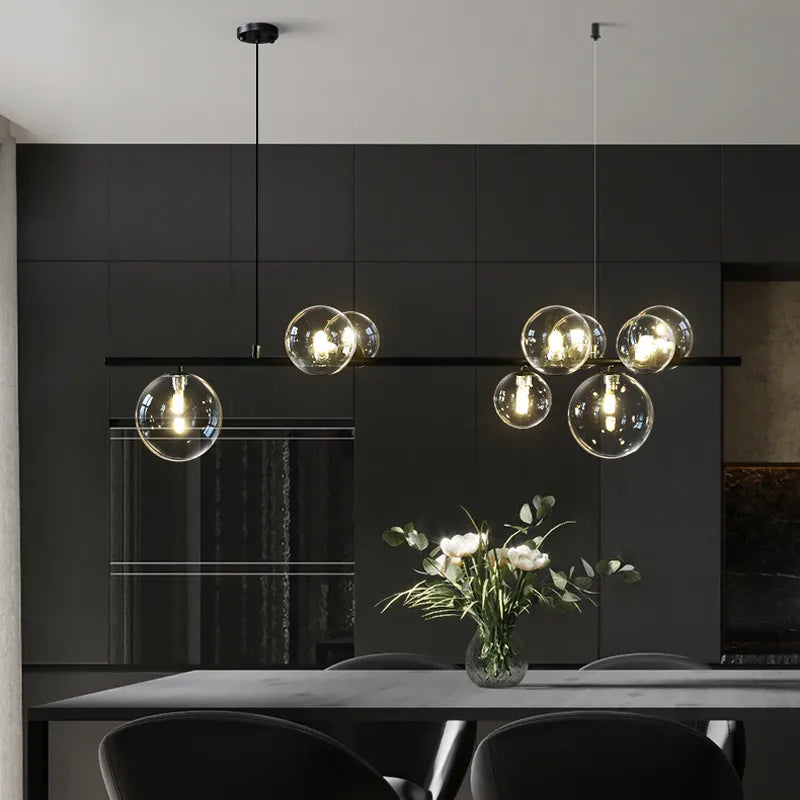 Marlow Globe Chandelier - Hallway Lighting Accent