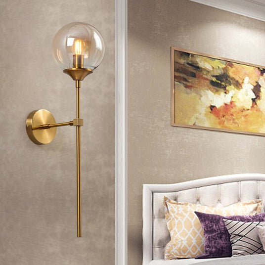 Hallway wall lighting fixture