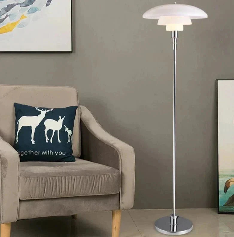 Architectural Floor Lamp Warm Diffused Glow