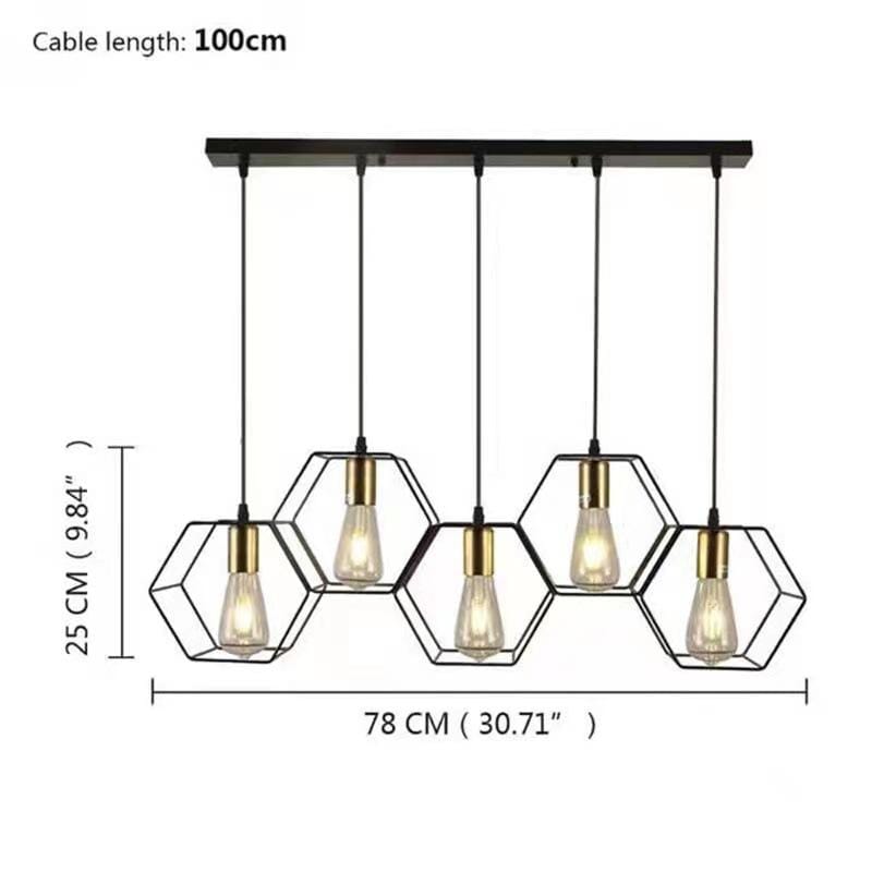 american retro style ceiling light fixture