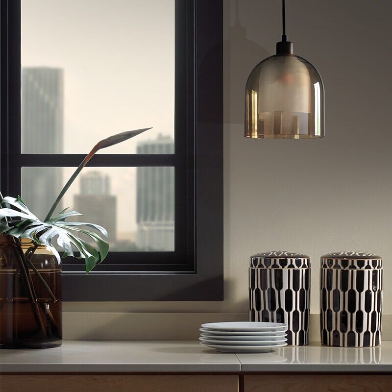 Nordic modern loft glass pendant light