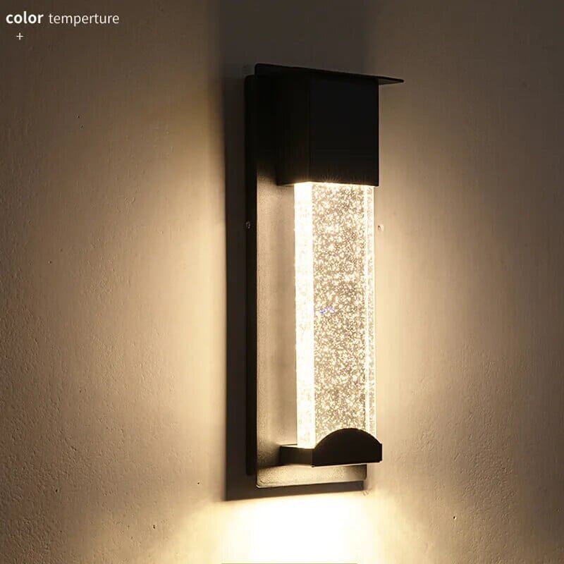 Outdoor wall lighting for entryways