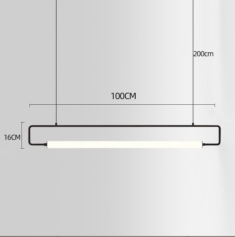 Nordis Chandelier – Minimalist Black Island Design