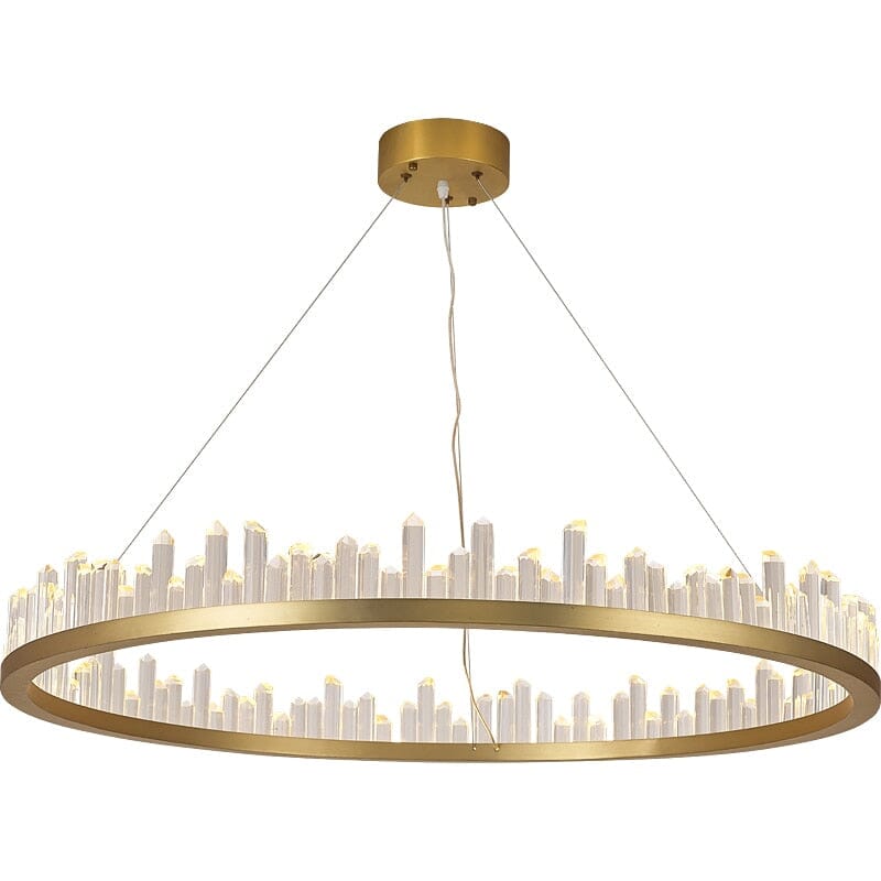 Crystal Chandelier for Kitchen Island Lighting
