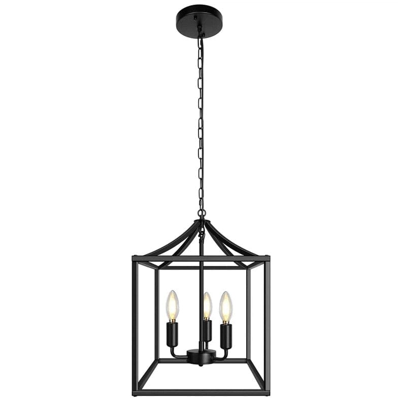 Black Chandelier Vintage Industrial Edge Design