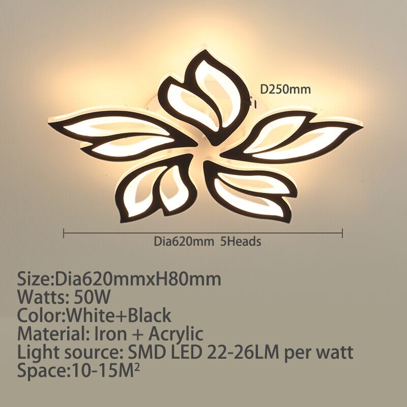 Floral Ceiling Light for Kitchen Decor