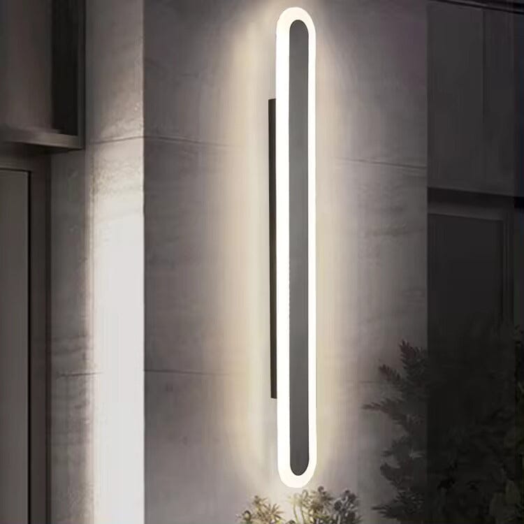 LED wall light for patio wall accents