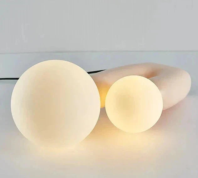 Table lamp with two G9 LED bulbs included