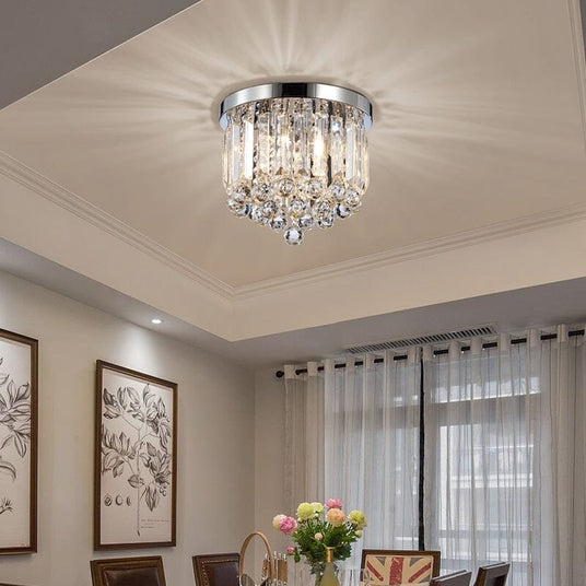 Crystal Chandelier Contemporary Crossover Design
