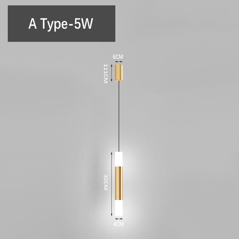 Pendant light installed in entryway setting
