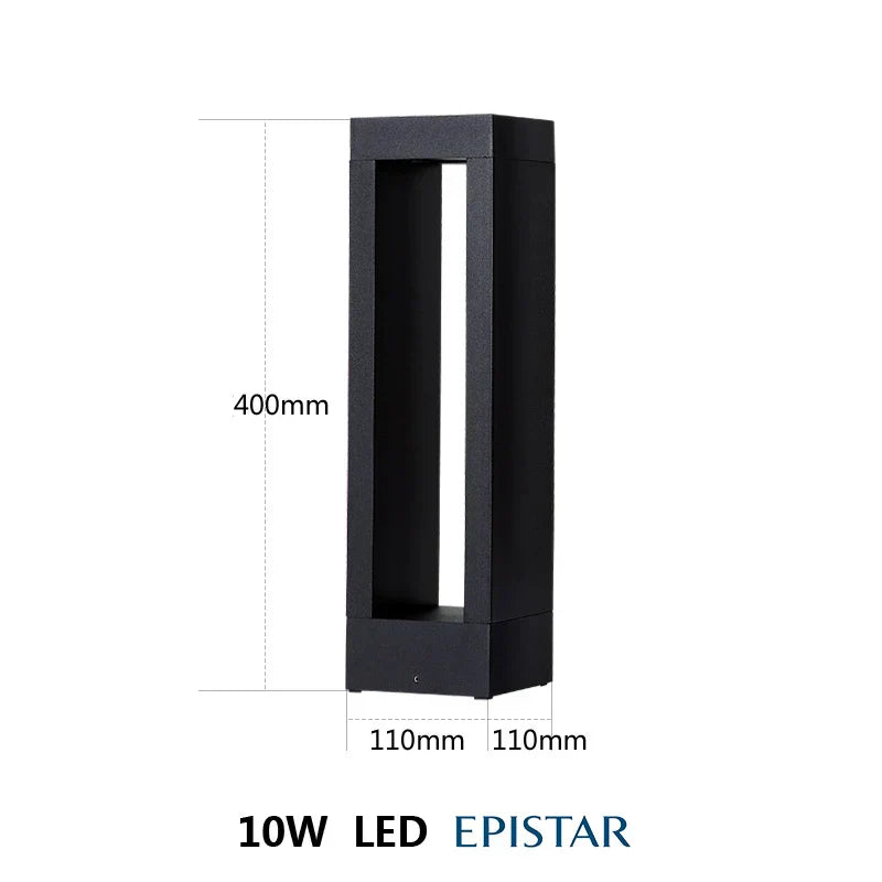 Aluminum Lawn Light Fixture Detail