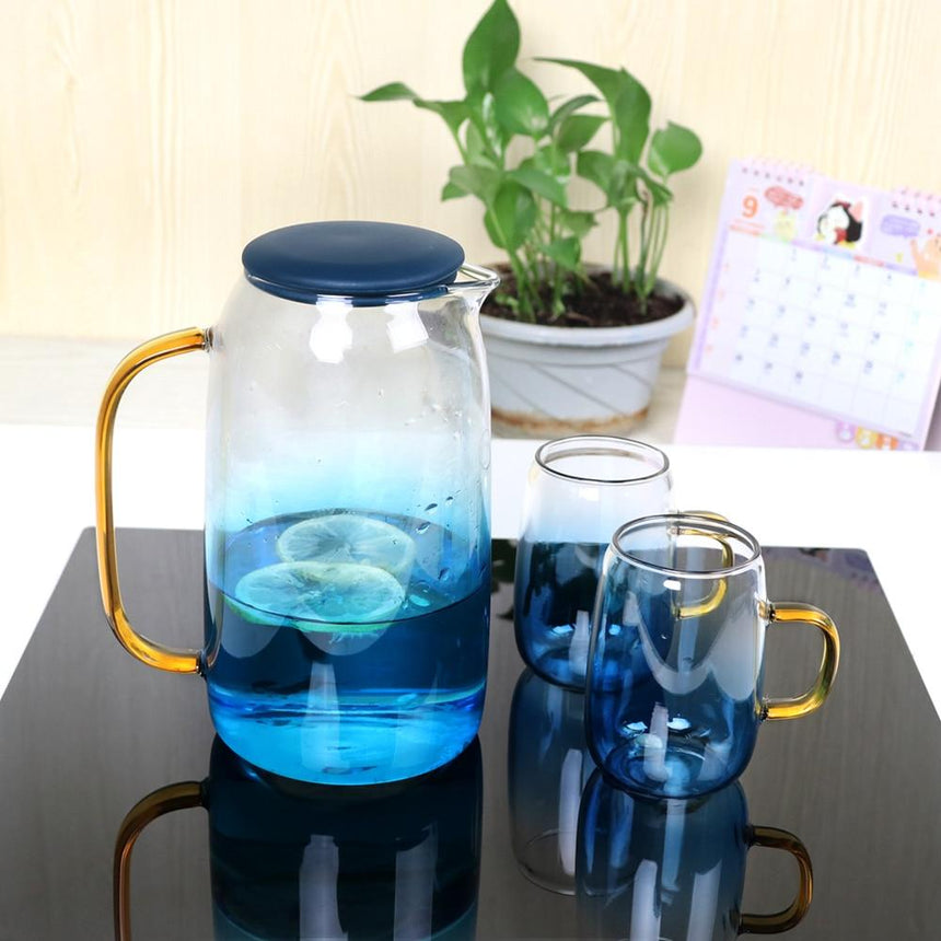 Borosilicate glass pitcher set for home chefs