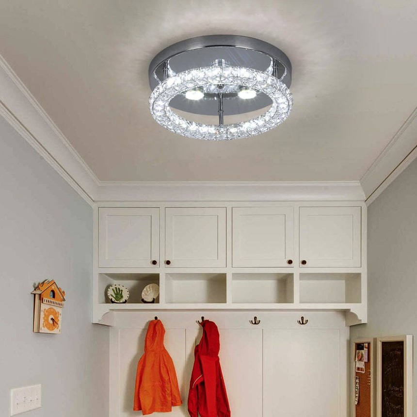 Liora Crystal Ceiling Lamp Full Display