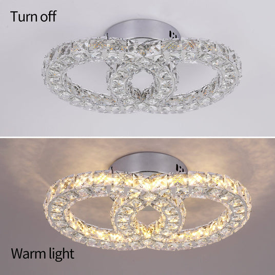 3-color changeable ceiling light fixture
