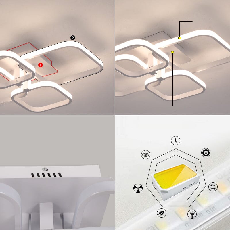 Verda Square Chandelier - Additional View 1