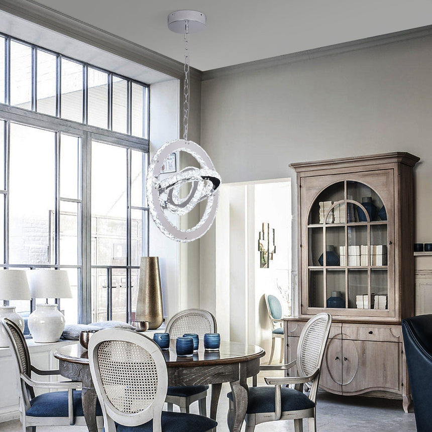 LED crystal chandelier for modern home decor