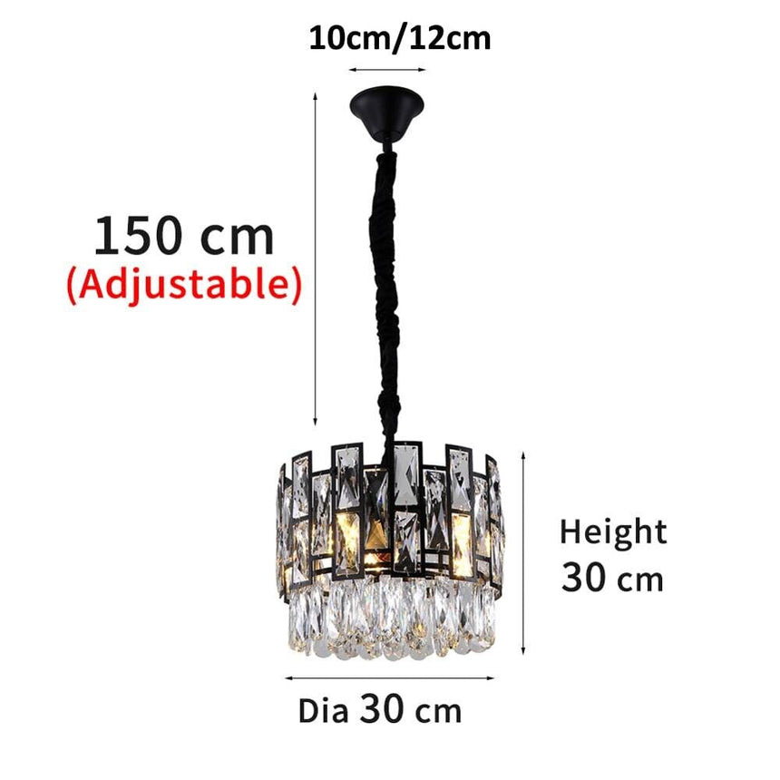 Modern Round Crystal Pendant Light for Modern Home Interiors | OroDwell