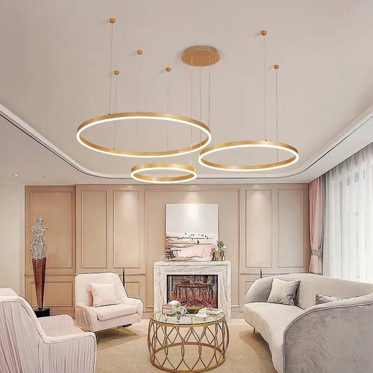 LED Circle Pendant Light Fixture for Home