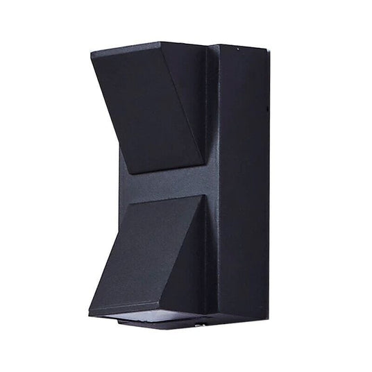 Outdoor wall lighting fixture close-up