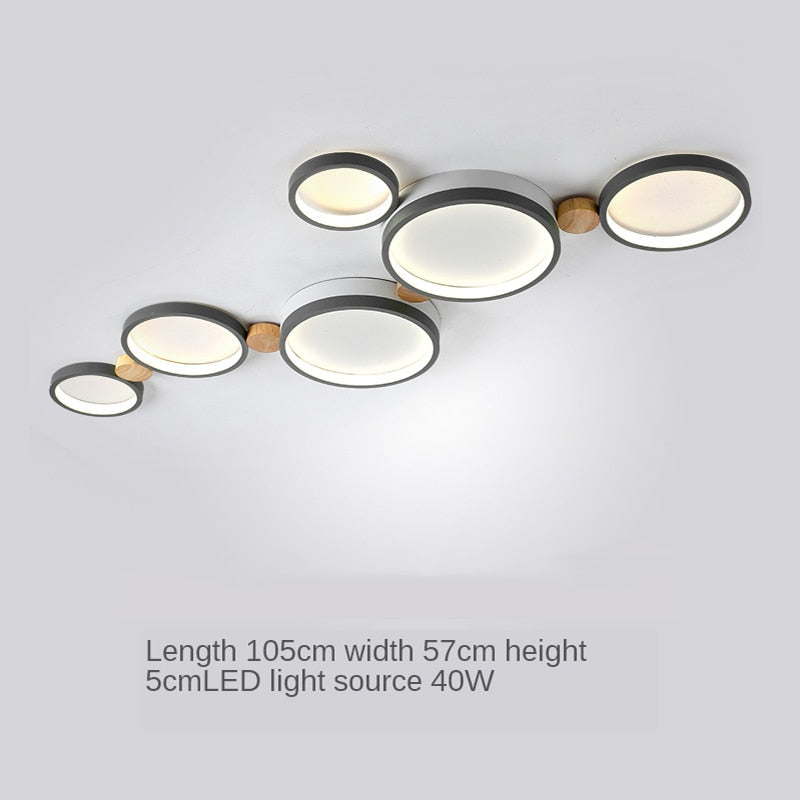 Bubble Chandelier with Three Color Light Modes
