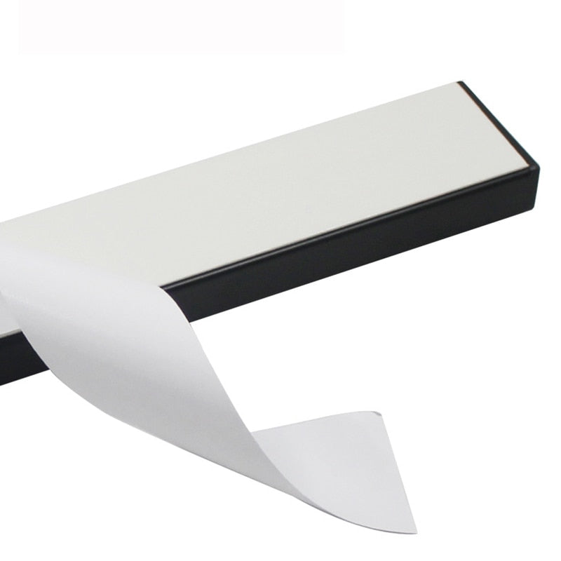 Stainless steel knife rack for utensil storage