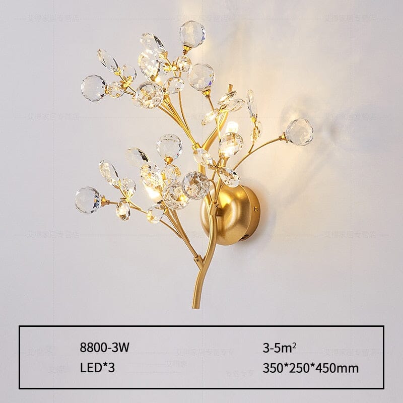 Wall mounted LED light for home interiors