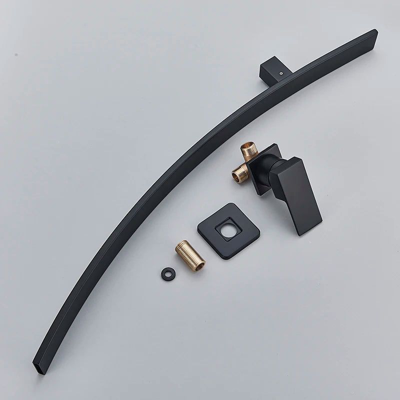 Wall mounted bathroom faucet - ceramic valve