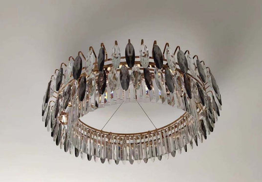 LED Crystal Chandelier E14 Bulb Fixture