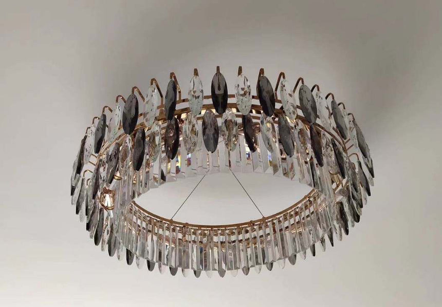 LED Crystal Chandelier E14 Bulb Fixture