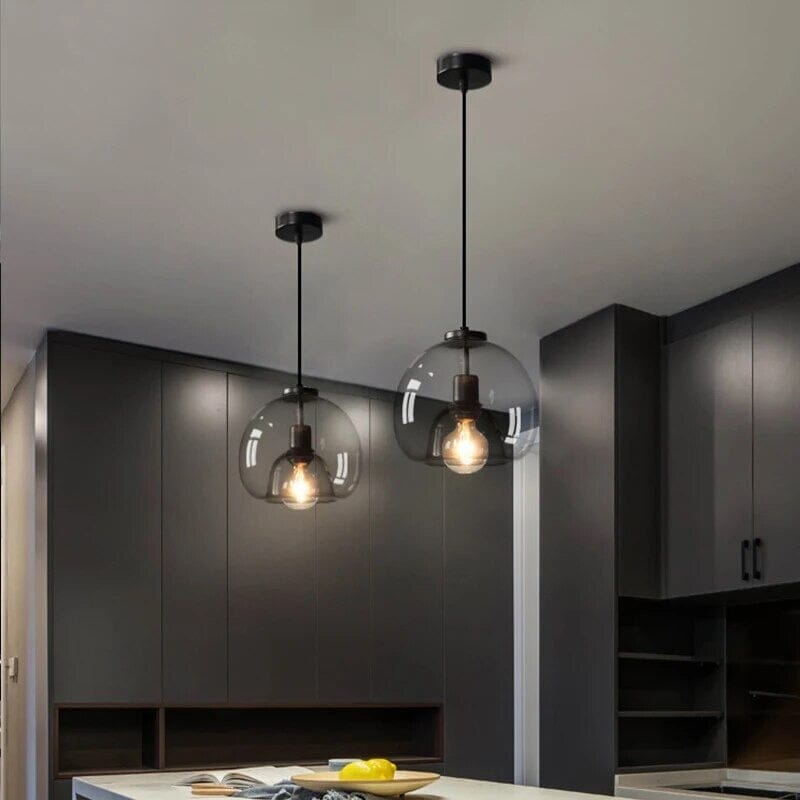 Glass Pendant Light Diffusing Bright Inviting Glow for Cozy Ambiance | OroDwell
