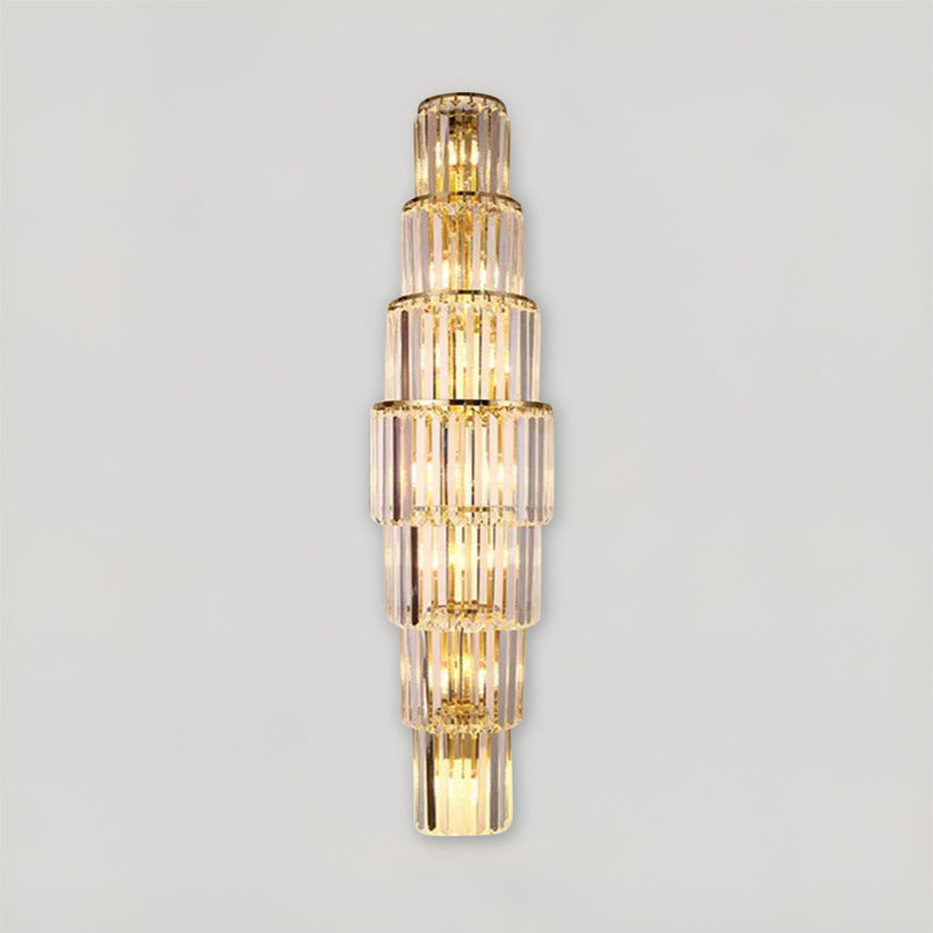 Crystal Pillar Wall Lamp – Modern