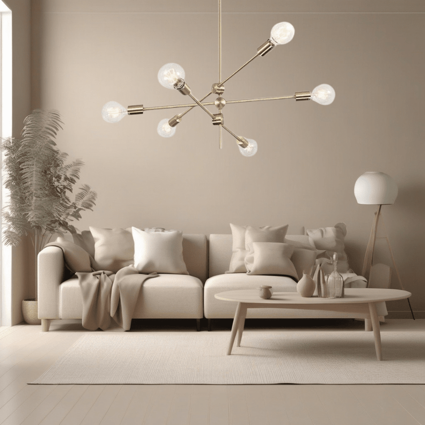Mini Chandelier Adjustable Cord Length Fixture