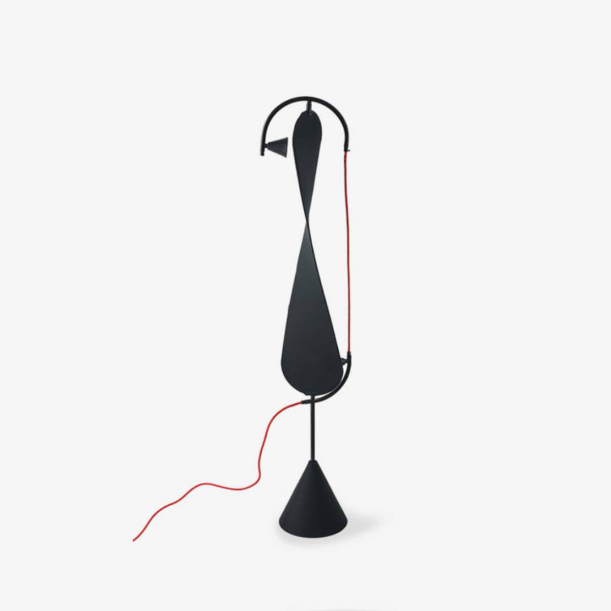Artistic standing lamp for bedroom decor