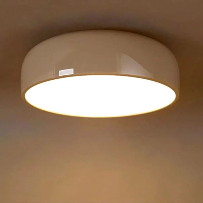 LED Table Lamp Fabric Shade Warm White