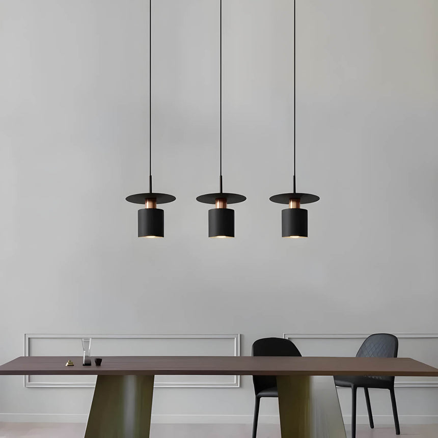 Metal Pendant Light Silhouette Detail View - OroDwell
