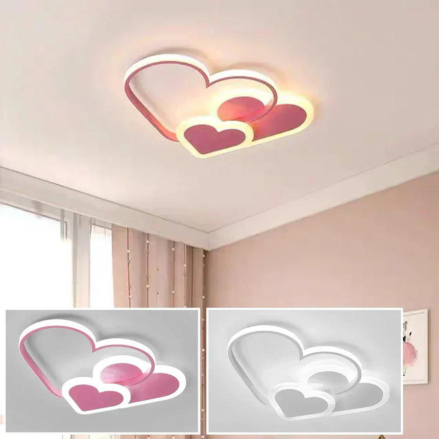 Heart Ceiling Light Child-Friendly Design Accent - OpalDwell
