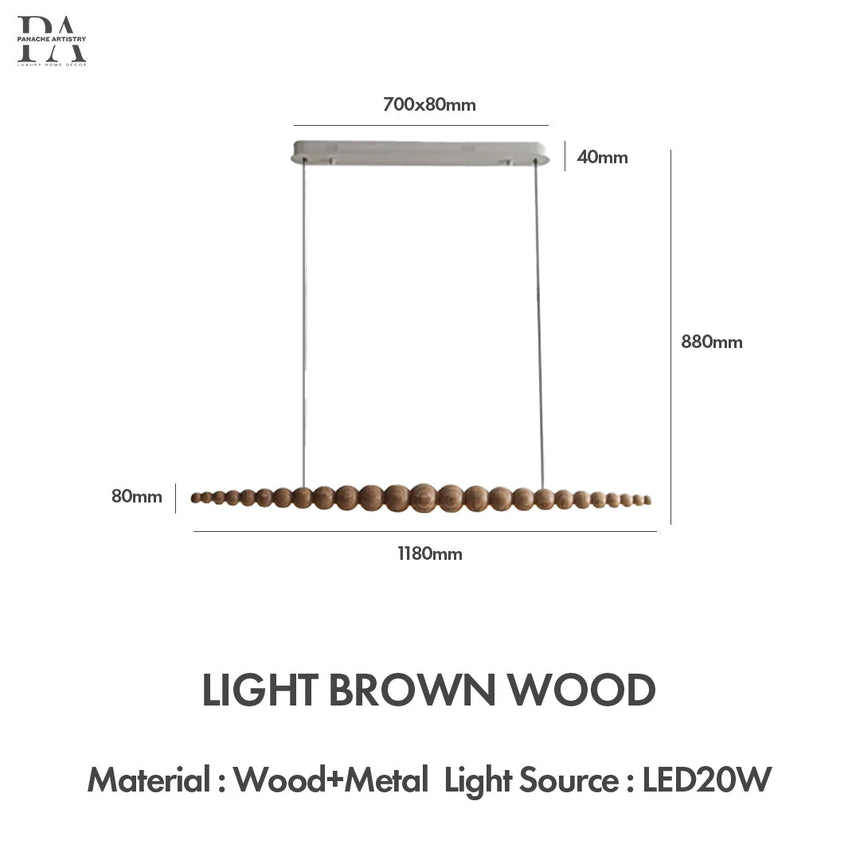 Pendant light installed above kitchen island modern decor