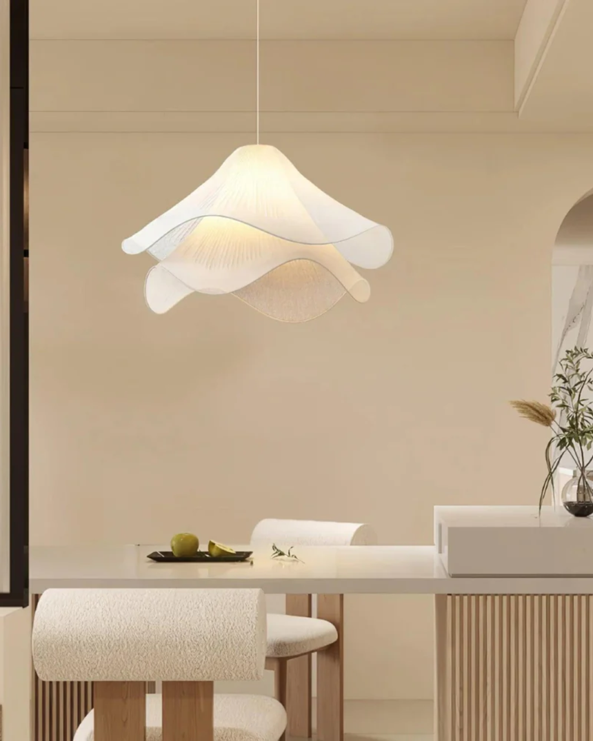 Kirra Petal Layer Pendant Light width size options - OpalDwell