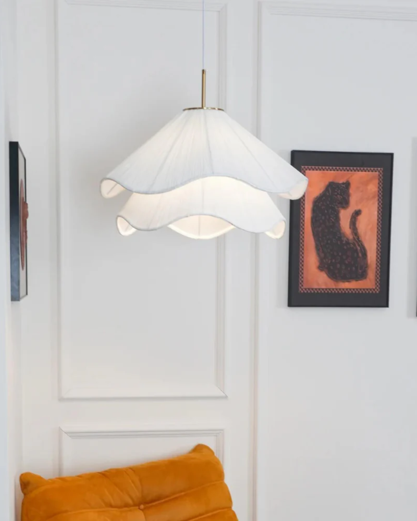 Kirra Petal Layer Pendant Light layered silhouette detail - OpalDwell