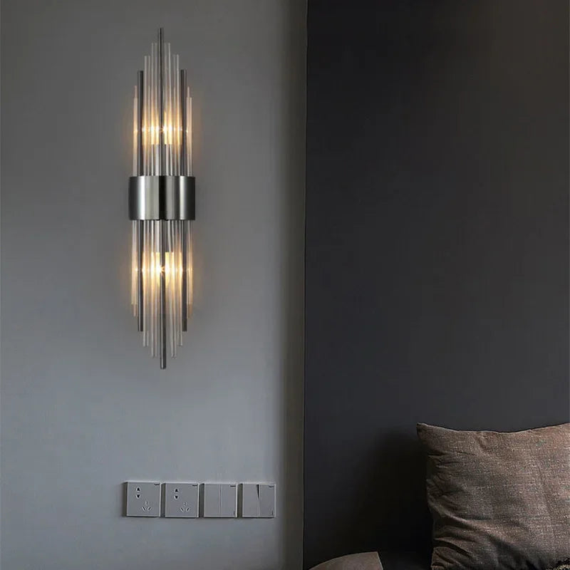 Stainless Steel Sconce for Hallway Accent