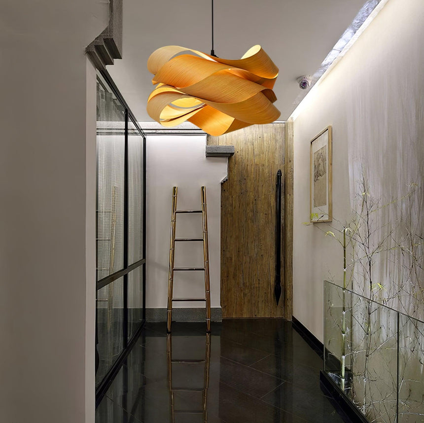 LumaOak Pendant Light Dimension Diagram Model A