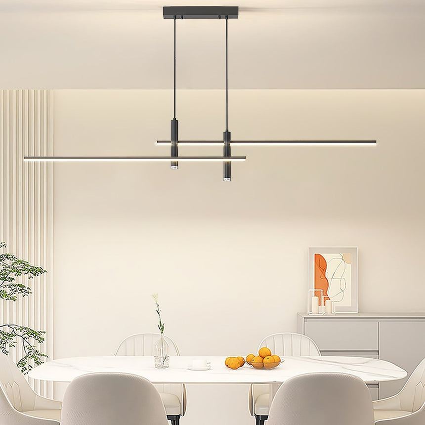LED Pendant Light Linear Silhouette Design